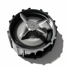 Licuadora Negra, 550 watts de potencia, Vaso de vidrio de 1,25 lts