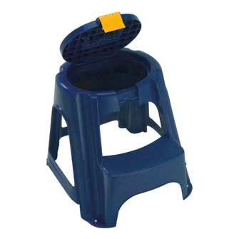 Escalesilla con Tapa Organizadora Azul Petroleo