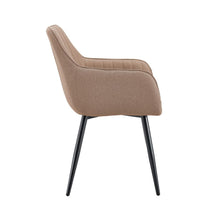 Set de 4 Sillas Neo, Color Marrón Oscuro, con Espaldar y Diseño Moderno