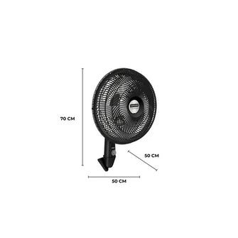 Ventilador Turbo Power Pared Negro 18"