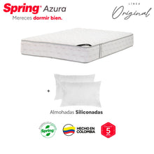 Colchón Spring Smart 160X190 Gratis Set Almohadas Siliconadas