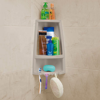 Esquinero para Baño Taupe