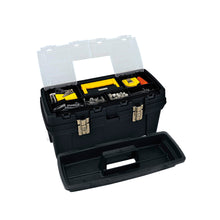 Caja Herramientas 20" Plus Cerradura Metálica Negro