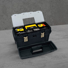 Caja Herramientas 20" Plus Cerradura Metálica Negro