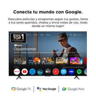 Televisor TCL 85" Pulgadas C655 Advanced 4K-UHD QLED Smart TV Google