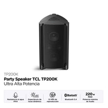Parlante TCL TP200K 220 Watts, Negro