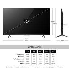 Televisor TCL 50" 50P7K QLED 4K UHD
