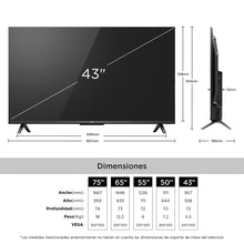 Televisor TCL 43" 43V6C 4K UHD