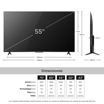 Televisor TCL 55" 55V6C 4K UHD
