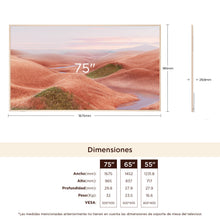 Televisor TCL 75" Pulgadas 190.5 cm 75A300W 4K-UHD QLED, Blanco