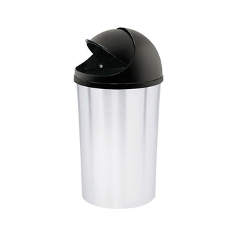 Papelera Tapa Móvil 5 Litros In Mold Negro