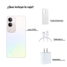 Celular 4G Vivo Y19s  Pro256GB y Audifonos, Plateado