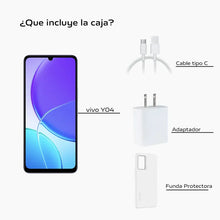 Celular 4G Vivo Y04 128GB, Morado