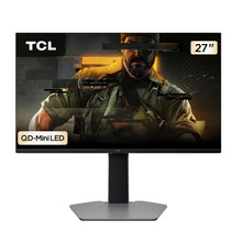 Monitor TCL Gamer 27" Pulgadas g64 QHD Miniled, Negro