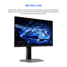 Monitor TCL Gamer 25" Pulgadas g64 FHD Miniled, Negro
