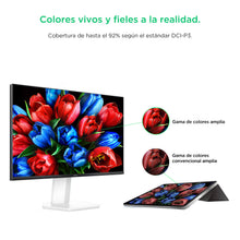 Monitor TCL 24" Pulgadas g54 FHD Miniled Plano, Blanco