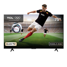 Televisor TCL 75" Pulgadas 75P7L 4K-UHD QLED, Negro