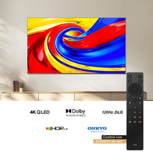 Televisor TCL 85" Pulgadas 85P7L 4K-UHD QLED, Negro