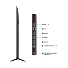 Televisor TCL 85" Pulgadas 85P7L 4K-UHD QLED, Negro