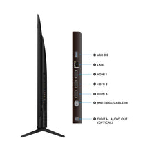 Televisor TCL 65" Pulgadas 65P7L 4K-UHD QLED, Negro