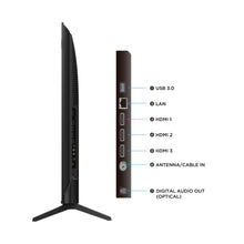 Televisor TCL 50" Pulgadas 50P7L 4K-UHD QLED, Negro