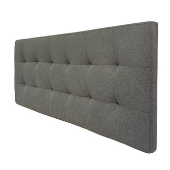 Cabecero para Cama Doble (60x140x5) Gris Memphis