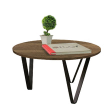 Mesa De Centro Redonda Victory 35x60cm Amaretto