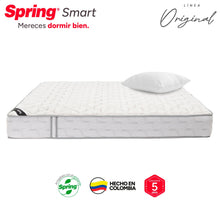 Colchón Spring Smart 100X190 Gratis Set Almohada Siliconada