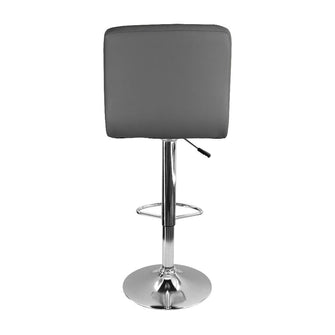 kit por 3 Silla Acolchada Tipo Bar - Gris