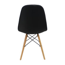 Silla Botones Eames Acolchada - Negra