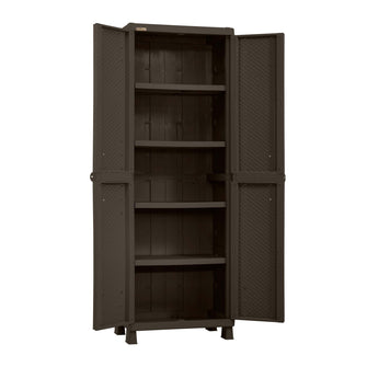 Armario Grande Apariencia Rattan Wengue