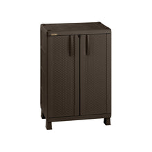 Armario Mediano Apariencia Rattan Wengue