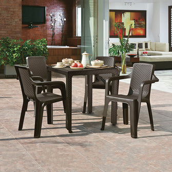 Silla Eterna Con Brazos Wengue
