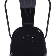 Kit por 4 Silla Tolix Metalica Para Comedor Restaurante - Negra