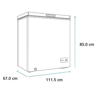 Congelador Horizontal de 300 Litros Blanco