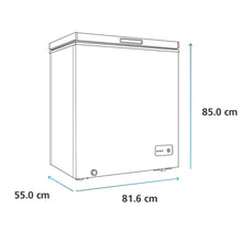 Congdelador Horizontal de 200 Litros Blanco