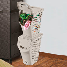 Cesta Plus para Ropa Taupe