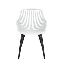 Set de 2 Sillas Victoria, Blanco, con Espaldar Minimalista y Diseño Moderno