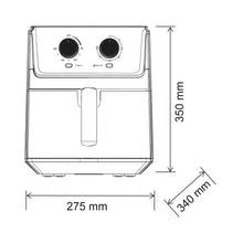 Freidora de Aire KALLEY 6.3 Litros K-MAF6 Negro