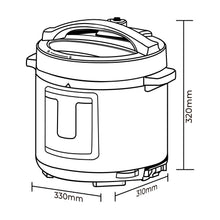 Olla Multifuncional Kalley 5.5Litros K-OMP Plateado