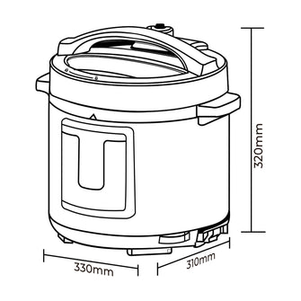 Olla Multifuncional Kalley 5.5Litros K-OMP Plateado