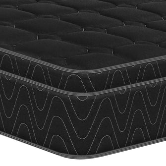 Colchón Pullpack Euro U Mohnblatt 160X190 Queen, Color Negro