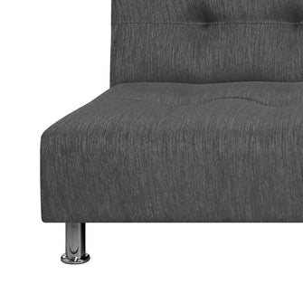 Sofa Cama Mauro Tela, Color Gris