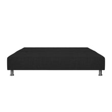 Sofa Cama Mauro Tela, Color Negro