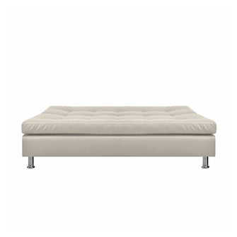 Sofa Cama Sofhie Cuero Sintetico, Color Beige