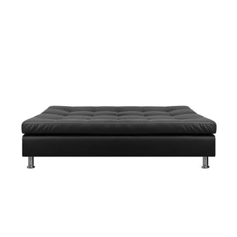 Sofa Cama Sofhie Cuero Sintetico, Color Negro