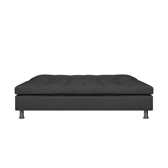 Sofa Cama Sofhie Tela, Color Gris Oscuro