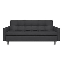 Sofa Cama Sofhie Antifluido, Color Gris Oscuro