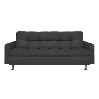 Sofa Cama Sofhie Antifluido, Color Gris Oscuro