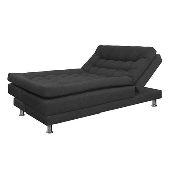 Sofa Cama Multifuncional Euro Tela, Color Gris Oscuro